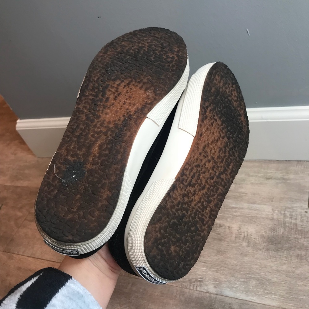 Superga Black Velvet Sneakers - Picture 6 of 6